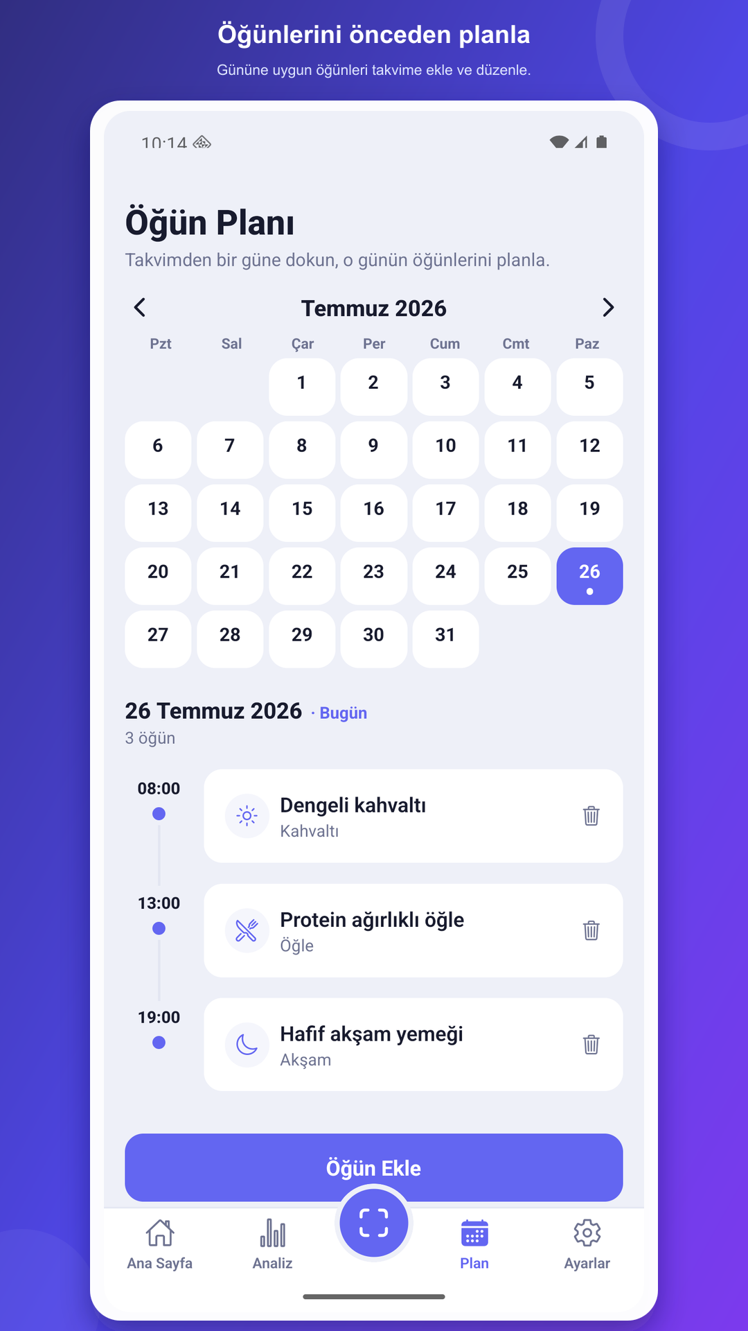 Planını koru